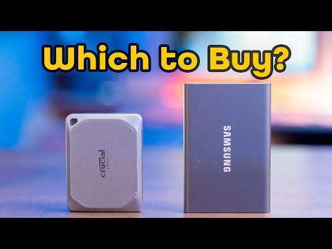 External SSD Showdown: Samsung T7 vs SanDisk Extreme vs Crucial X9